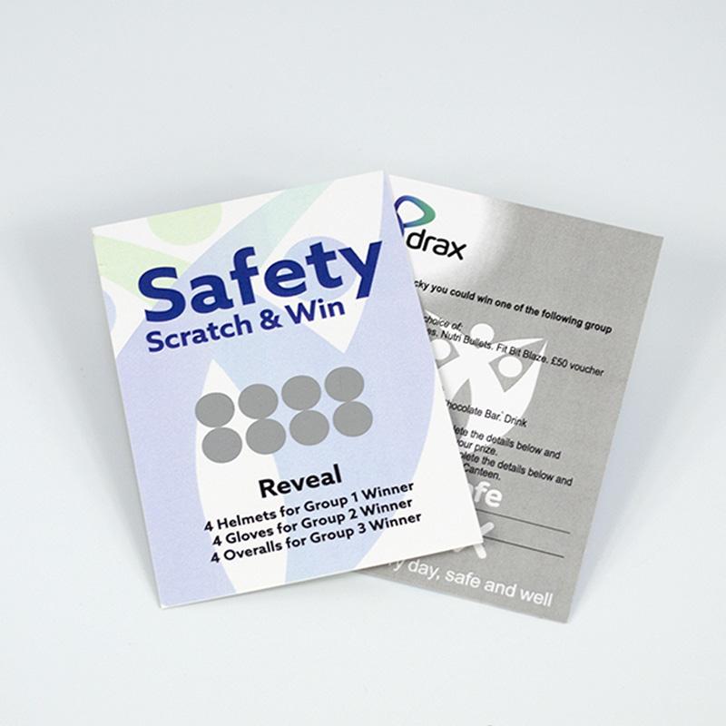 scratch card safety competition